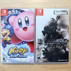 Kirby Star Allies & Nier Automata Nintendo Switch 