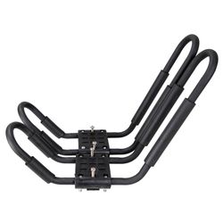 2 Pairs Universal Roof J Rack Kayak Boat Canoe Car SUV VAN Top Mount Carrier