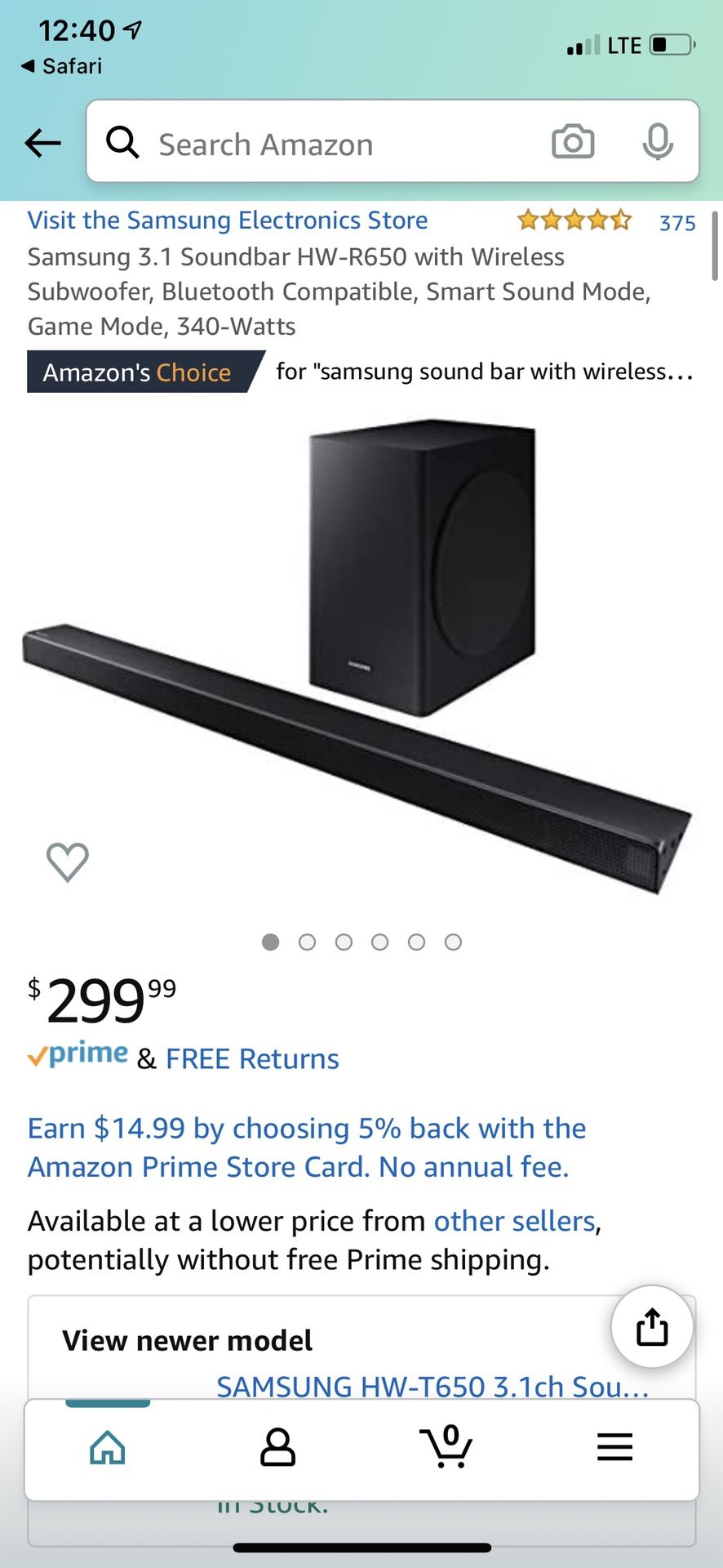 Samsung HW R650 Soundbar