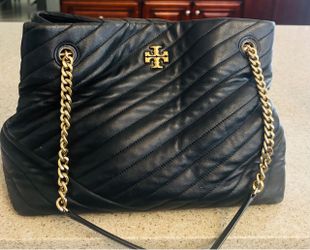 Tory Burch Black Leather Shoulder Bag