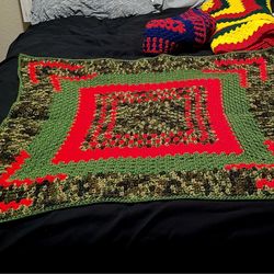 Handmade Crochet Baby  Blanket