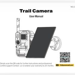 4G Outdoor Pet Valance Camera With Solar Battery Operating