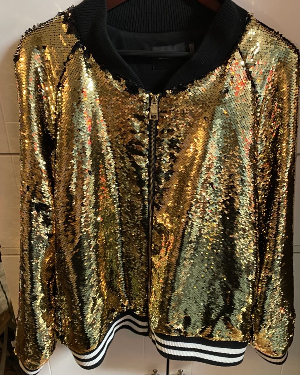 Women’s Gold Sequin Jacket