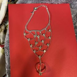 Adorable Rhinestone Bracelet Ring