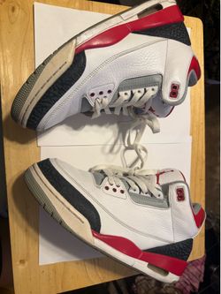 Jordan 3s fire red !