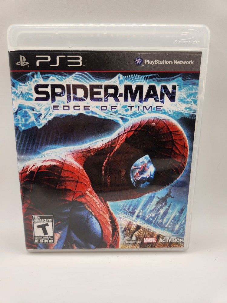 🎮 **Spider-Man: Edge of Time – PS3 (CIB, Rare Collector's Title)**