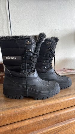 Knixmax Women's Winter Snow Boots