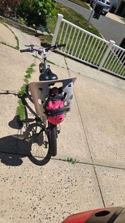 Bicycle with toddler travel seat