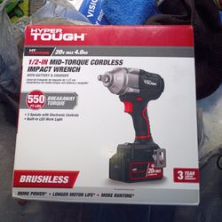 Brand New Hypertroph Brushless Half Inch Impact Wrench Stone Box