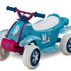 6 Volt Quad Ride On Toy - Frozen 2 - Like new