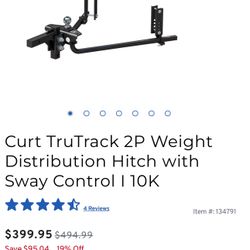 Curt TruTrack 2P Weight Distribution Hitch