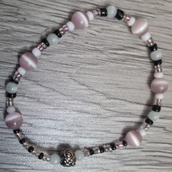 Homemade Glass Bead Bracelets 