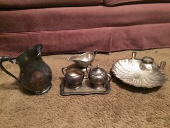Vintage silver wear set