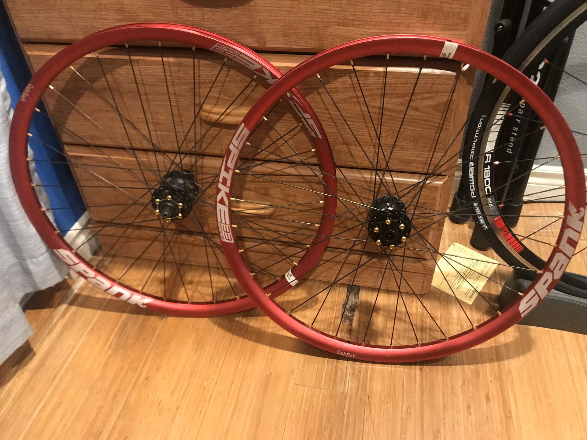 Spank spike custom wheelset 26