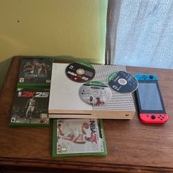 Xbox one, Nintendo Switch, NBA 2k21,NBA2k20,NBA2k25,FIFA22,Madden22,JUMPFORCE, 2 Wired Xbox One Controllers 