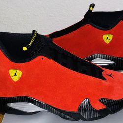AIR JORDAN 14 RETRO FERRARI FOR SALE! 