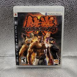 Tekken 6 Sony PlayStation 3 PS3, TESTED & WORKING! Complete