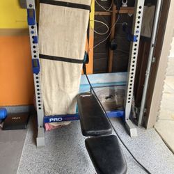 Fitness Gear Pro Olympic Weight Bench With Squat Rack And Adjustable
