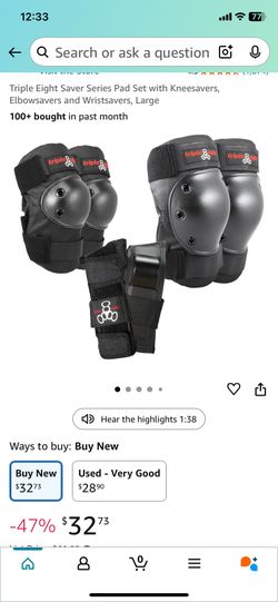 Triple Eight Elbow, Knee And Wrist Guards