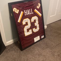 Deangelo Hall Signed Jersey 