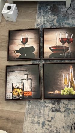 Wine canvas art