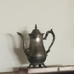 Vintage antique English rustic tea kettle