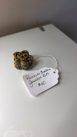 Vintage Jeweled Trinket Box