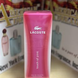 Lacoste touch of pink EDT 3.0oz 