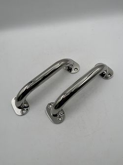 8.5'' Boat Handle Grab with 1" Tube, Polished Stainless Steel, 2 pieces