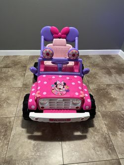 Minnie Mouse Remote Jeep