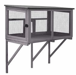 Air7016 Wooden Window Cat Catio AIR7016, Waterproof Outdoor Cat Enclosure