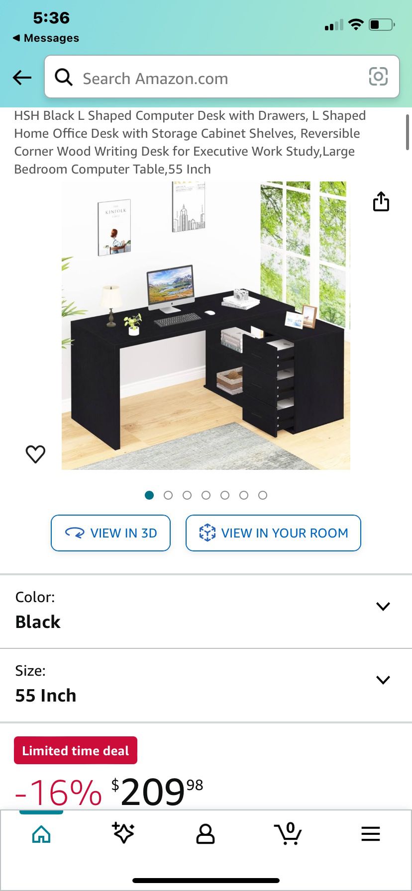 L Shaped Desk 