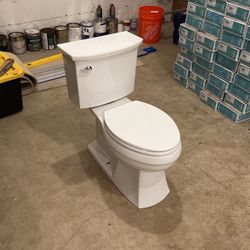 Kohler Corbelle 1.28 GPF Comfort Height Two-Piece Elongated Toilet