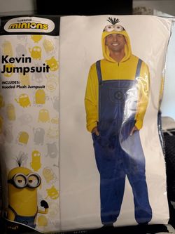 Minions Kevin Hooded Plush Jumpsuit Costume