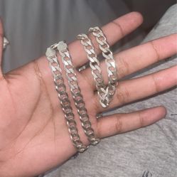 Silver Cuban Link Chain