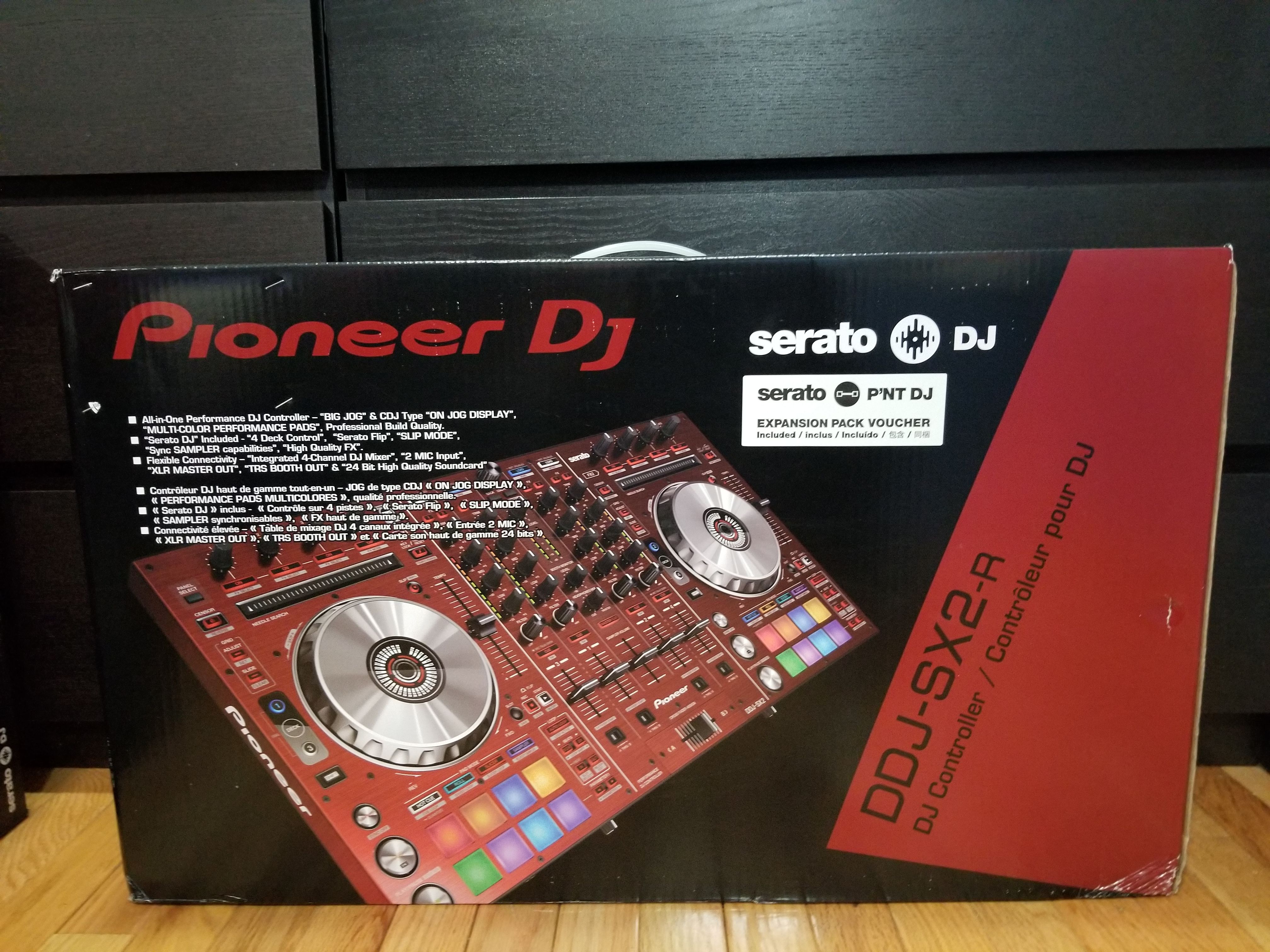 Brand NEW RED Pioneer DDJ SX2 RED LIMITED EDITION DJ CONTROLLER FULL SERATO DJ W FLIP & PITCH N TIME CODES