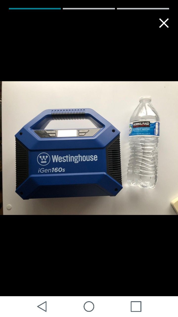 Westinghouse iGEN160s Solar Portable Power Station W 30W Solar Panel Charger  - www.disolcolor.com