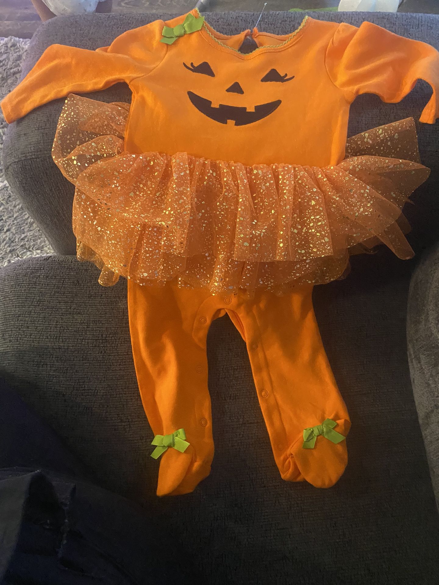 9 Months Pumpkin With Tutu