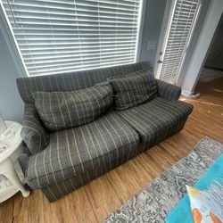 couch, chair with ottoman.. and rug for sale 