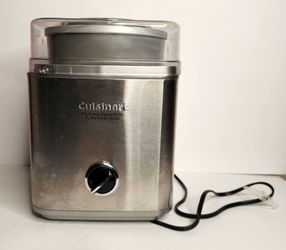 Cuisinart Gourmet Two Quart Ice Cream Maker ICE-30BC No Manual