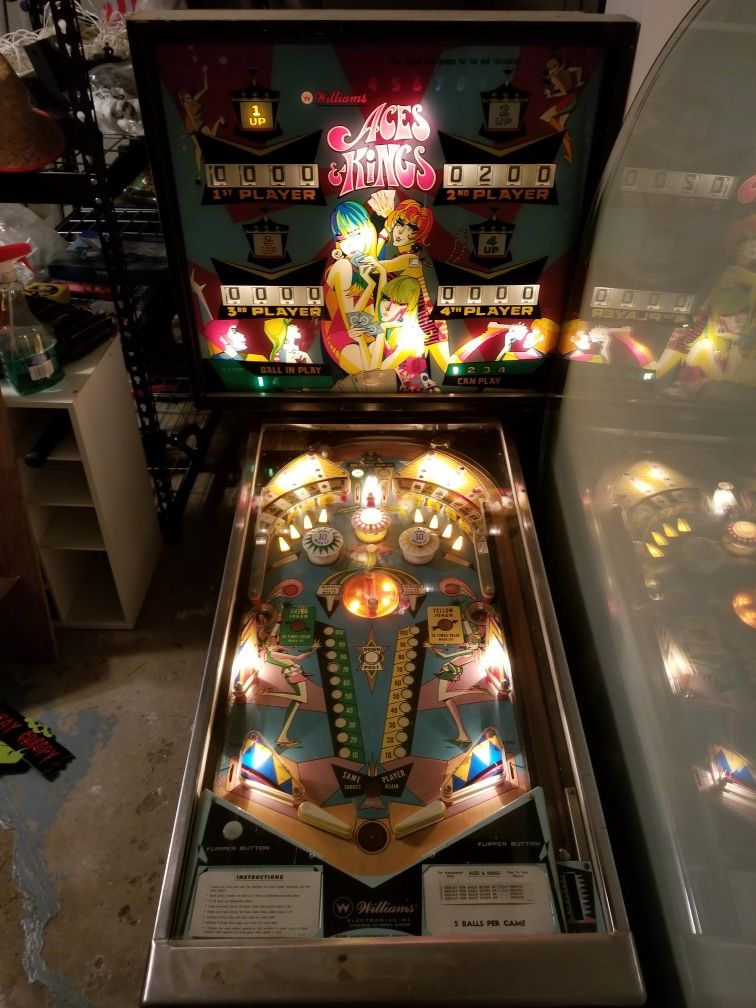 Aces & Kings pinball machine by Williams Electronic Games, Inc. for Sale in Oakbrook Terrace, IL