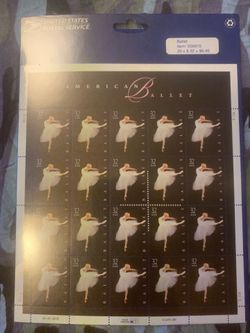 USPS American Ballet 32¢ Stamp Sheet