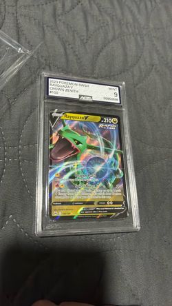 $45 OBO Rayquaza V Crown Zenith AGS Graded Mint 9
