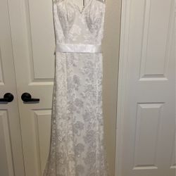 New Off White Wedding Dress