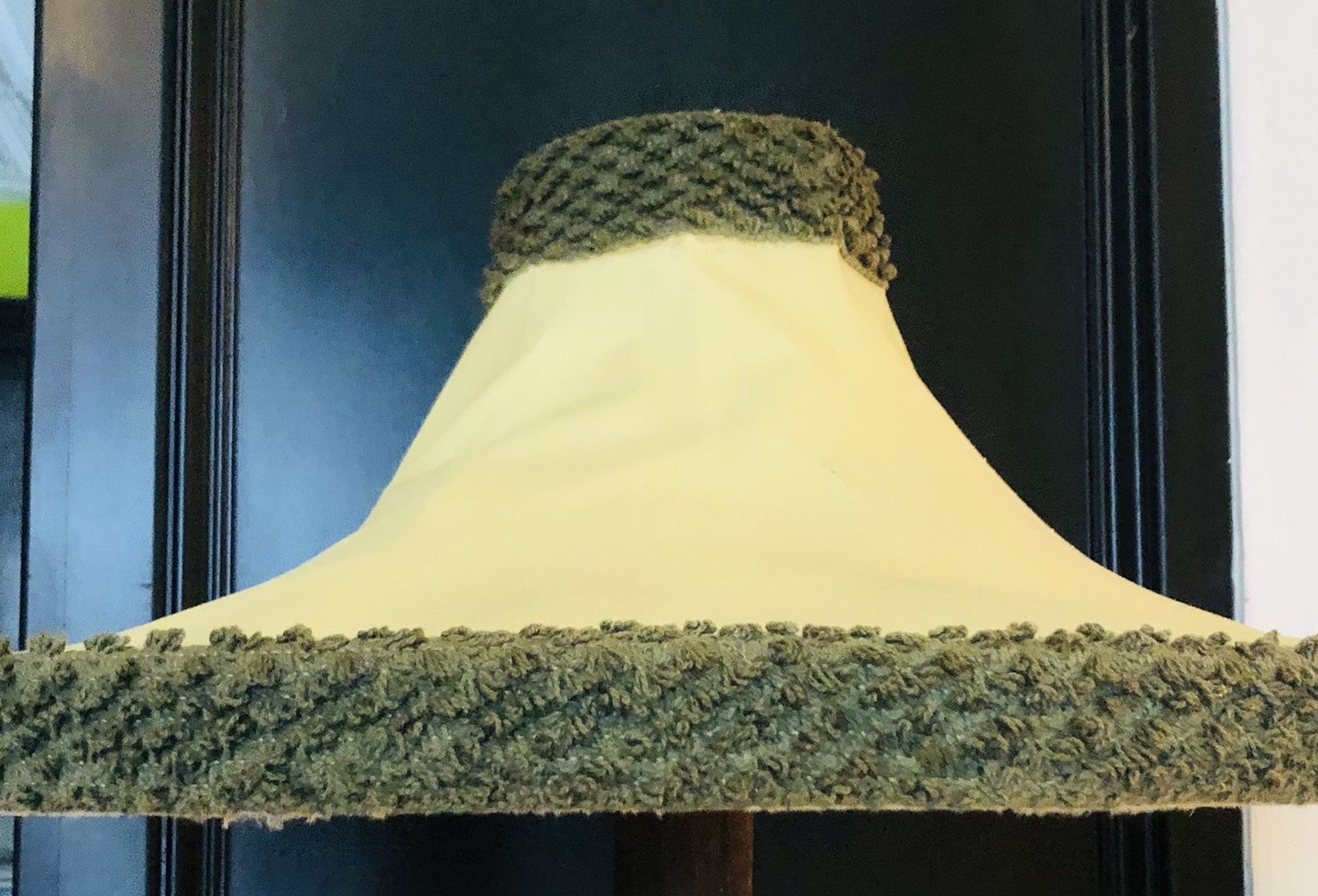 Vintage Asian Style Lamp Shade Mid Century