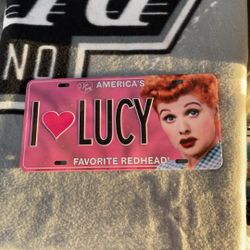 I Love Lucy  License Plate