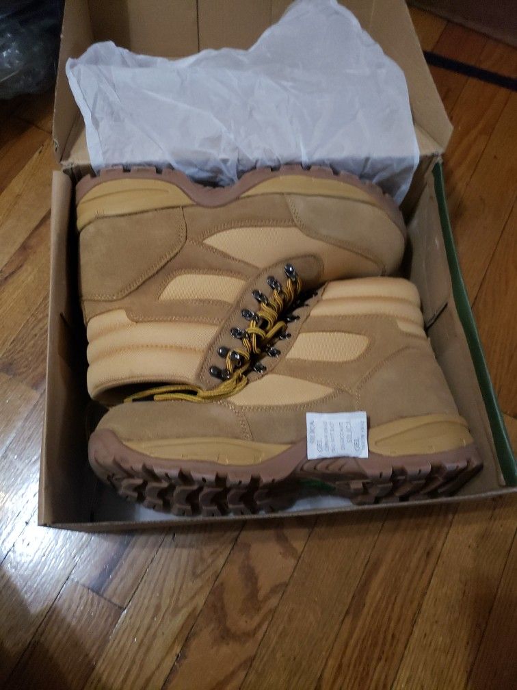 Steel Toe Work Boots (Size 12)