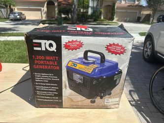 ETQ 1200 watt generator