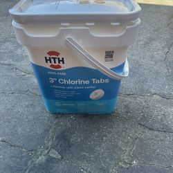 HTH 3” Chlorine Tabs 30 Lbs 