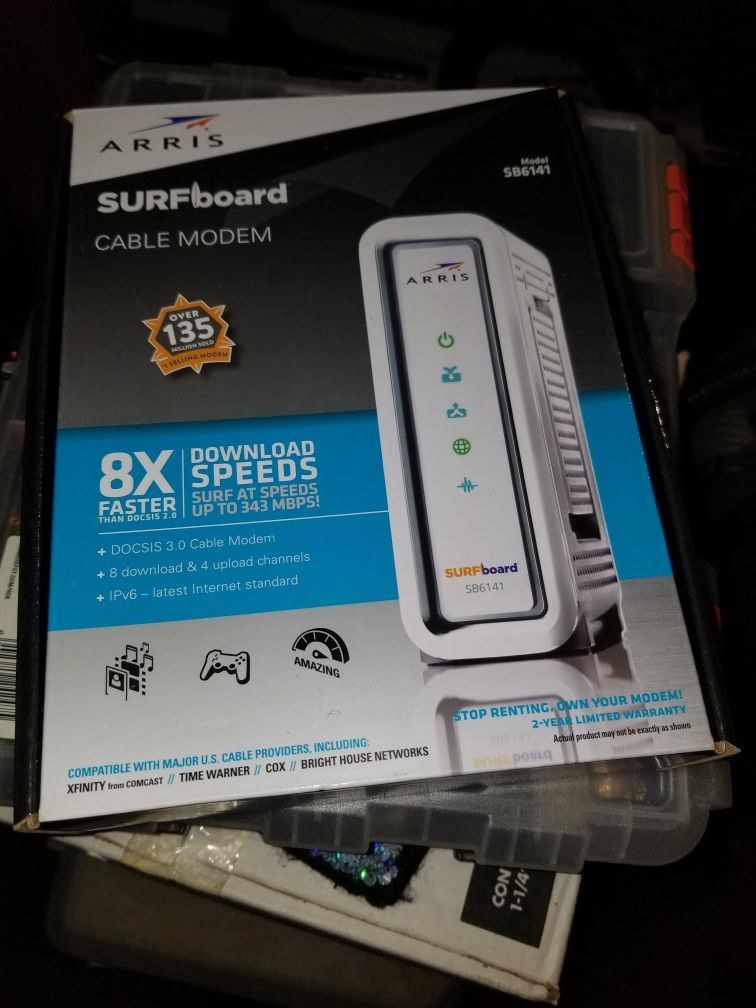 Arris surfboard modem